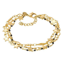 Afbeelding in Gallery-weergave laden, Bracelets Kenya (black beads) Armband iXXXi Gold AAAndacht