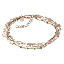 Afbeelding in Gallery-weergave laden, Bracelets Kenya (green beads) Armband iXXXi Rosé AAAndacht
