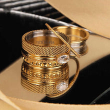 Afbeelding in Gallery-weergave laden, Complete ring King 12mm Goud Complete ring iXXXi AAAndacht
