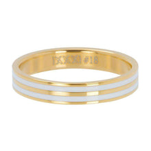 Afbeelding in Gallery-weergave laden, Double line white - iXXXi - Vulring 4 mm Vulring 4mm iXXXi 17 / Gold AAAndacht
