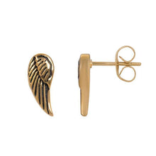Afbeelding in Gallery-weergave laden, Ear studs Angel wings - iXXXi - Oorbellen Oorbellen iXXXi Gold AAAndacht
