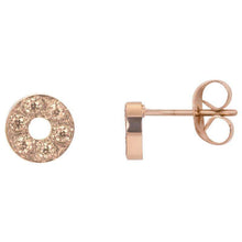 Afbeelding in Gallery-weergave laden, Ear studs Circle stone 6mm Oorbellen iXXXi AAAndacht
