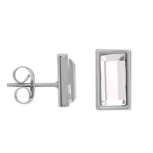 Afbeelding in Gallery-weergave laden, Facet Rectangle - iXXXi - Oorbellen Oorbellen iXXXi Zilver AAAndacht
