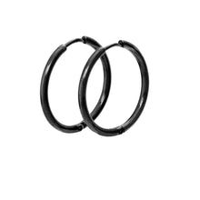 Afbeelding in Gallery-weergave laden, Hoops 24mm - iXXXi Oorbellen iXXXi Black AAAndacht
