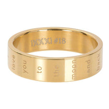 Afbeelding in Gallery-weergave laden, I Love You To The Moon &amp; Back - iXXXi - Vulring 6 mm Vulring 4mm iXXXi 17 / Gold AAAndacht
