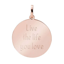 Afbeelding in Gallery-weergave laden, Live The Life You Love - iXXXi - Hanger 38 mm Pendant iXXXi Rosé AAAndacht