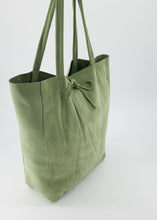 Afbeelding in Gallery-weergave laden, Groen - Schoudertas - Leder - Suede
