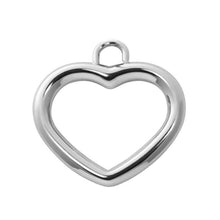 Afbeelding in Gallery-weergave laden, Open Heart Charm iXXXi Zilver AAAndacht
