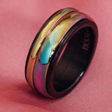 Afbeelding in Gallery-weergave laden, Rainbow - iXXXi - Complete Ring - 8 mm Zwart Complete ring iXXXi 16 AAAndacht