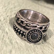 Afbeelding in Gallery-weergave laden, Vintage Gypsy - iXXXi - Complete ring - 12 mm - Zilver Complete ring iXXXi 16 AAAndacht